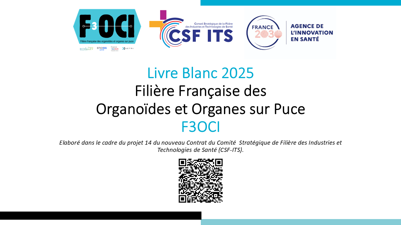 [2025] Webinar F3OCI - Livre Blanc Organoïdes et Organes sur puce